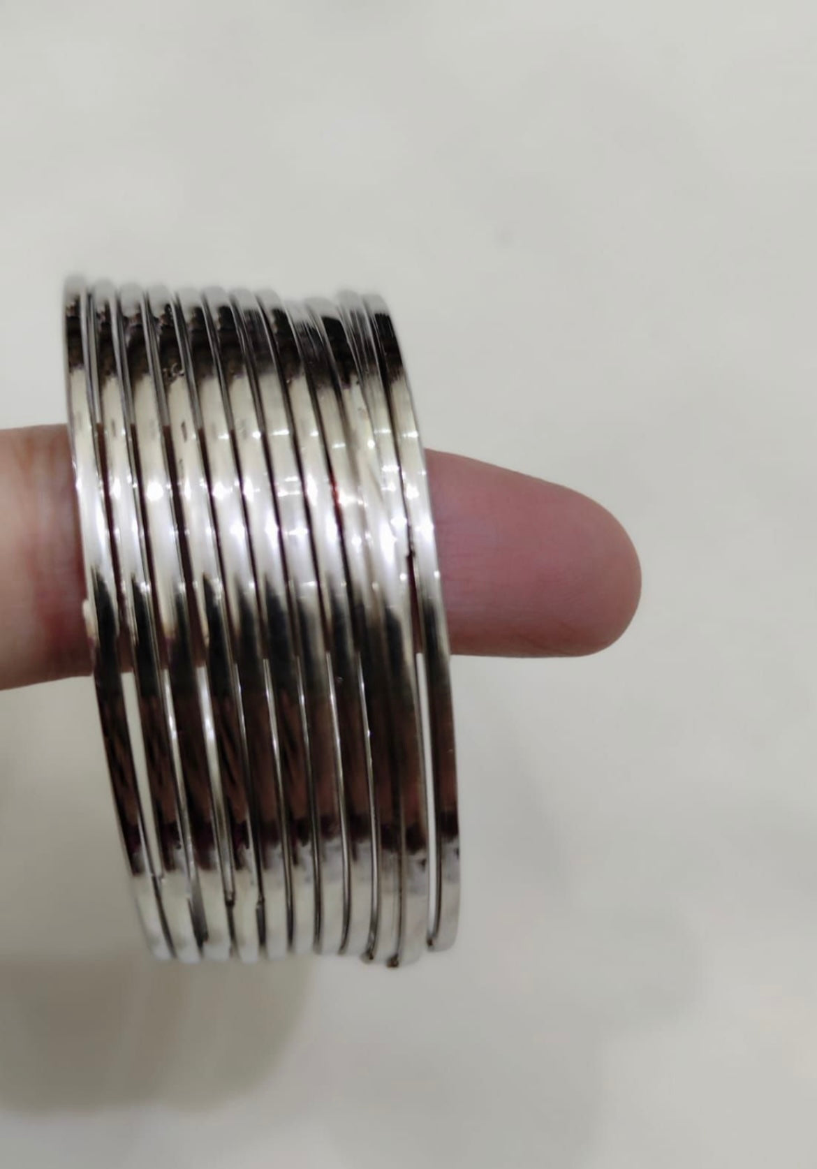 Set of 12 Metal Bangles (Golden & Silver)