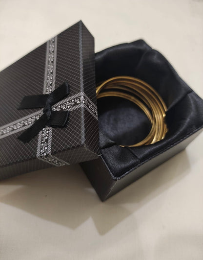 Set of 12 Metal Bangles (Golden & Silver)